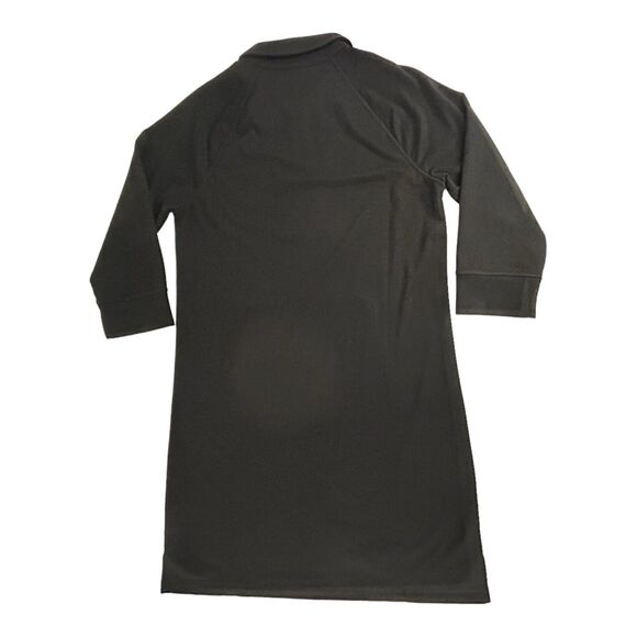 Chico’s Zenergy Half-zip Dress Black Misses Size 0 (US S/4) LBD Active Pockets - Picture 16 of 16